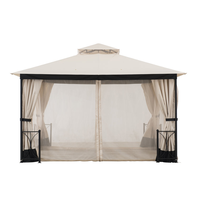 Sunjoy Polyester Screen for Gazebo Wayfair Canada